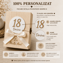 Cutie cadou personalizată de zi de naștere – O amintire pentru o viață întreagă - La Mult Ani - imagine 2