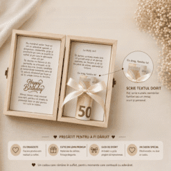 Cutie cadou personalizată de zi de naștere – O amintire pentru o viață întreagă - La Mult Ani - imagine 3