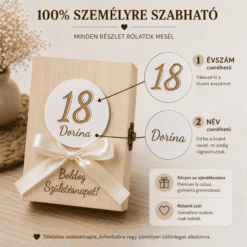Személyre szabott születésnapi ajándékdoboz – Egy életre szóló emlék - imagine 2