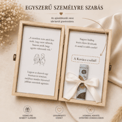 Személyre szabott ajándékdoboz ifjú párnak – Egy életre szóló emlék - imagine 3