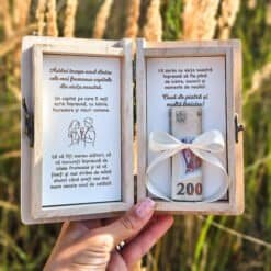 Alternative view of Cutie Cadou Personalizată pentru Miri – Amintirea Unei Zile de Neuitat