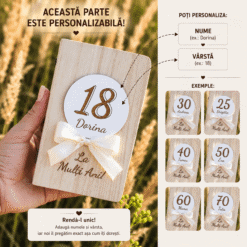 Cutie cadou personalizată de zi de naștere – O zi specială pentru tine - La Mult Ani - imagine 3