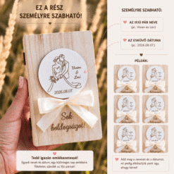 Személyre szabott ajándékdoboz ifjú párnak – Egy új közös történet kezdete - imagine 3